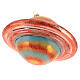 Saturn Christmas tree decoration in blown glass s4