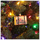 Egypt suitcase blown glass Christmas tree decoration s2