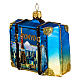Tokyo suitcase blown glass Christmas tree decoration s3