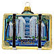 Walizka Dubai ozdoba szkło dmuchane na choinkę s1