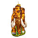 Mammoth blown glass Christmas tree decoration s7