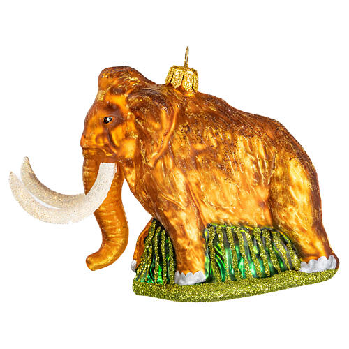 Mamut decoración vidrio soplado árbol Navidad 5