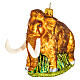 Mamut decoración vidrio soplado árbol Navidad s1