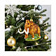 Mamut decoración vidrio soplado árbol Navidad s2