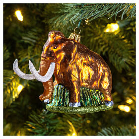 Mammoth Christmas tree ornament in blown glass
