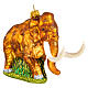 Mammoth Christmas tree ornament in blown glass s3