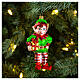 Elfo de Pai Natal enfeite para árvore de Natal vidro soprado s2