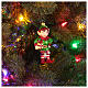 Elf blown glass Christmas tree decoration s2
