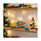 Concrete truck blown glass Christmas tree decoration s4
