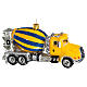 Concrete mixer truck with Christmas tree decoration in blown glass s5