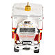 NYC ambulance blown glass Christmas tree decoration s4