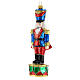 Soldado cascanueces decoración vidrio soplado árbol Navidad s3