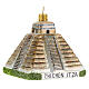 Chichen Itza-Pyramide, Weihnachtsbaumschmuck aus mundgeblasenem Glas s4