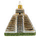 Chichen Itza-Pyramide, Weihnachtsbaumschmuck aus mundgeblasenem Glas s5