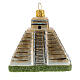 Chichen Itza blown glass Christmas tree decoration s5