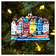 Nyhavn Copenhagen blown glass Christmas tree decoration s2