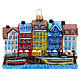 Nyhavn Copenhagen Christmas tree ornament in blown glass s1