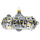 Space station blown glass Christmas tree decoration s1