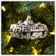 Space station blown glass Christmas tree decoration s2