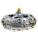Space station blown glass Christmas tree decoration s4