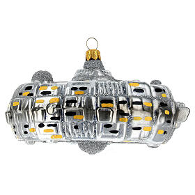 Space station Christmas tree decoration blown glass