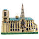 Notre-Dame Cathedral blown glass Christmas tree decoration s5