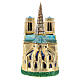 Notre-Dame Cathedral blown glass Christmas tree decoration s7