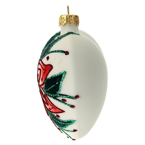 Cuori vetro soffiato 100 mm 4 pz  3