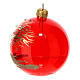 Palline di Natale vetro soffiato rosso 6 pz 100 mm s3