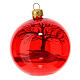 Palline di Natale vetro soffiato rosso 6 pz 100 mm s4