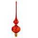Red tree topper with Christmas ball set 6 pcs s2