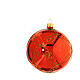 Red tree topper with Christmas ball set 6 pcs s3
