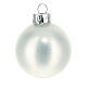 Christmas tree decoration kit with 16 balls of 50 mm and a topper, blue and silver blown glass s7