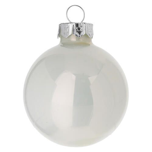 Kit de décorations pour sapin de Noël en verre soufflé bleu argent 16 boule 50 mm et un cimier 7