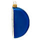 Blue cheese, blown glass Christmas tree decoration s5