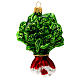 Radishes, blown glass Christmas tree decoration s1