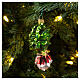 Radishes, blown glass Christmas tree decoration s2