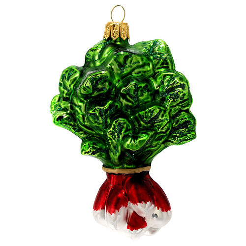 Barbabietole zucchero decorazioni albero Natale vetro soffiato 1