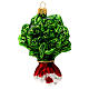 Barbabietole zucchero decorazioni albero Natale vetro soffiato s1