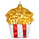 French fries Christmas tree ornament in blown glass s1