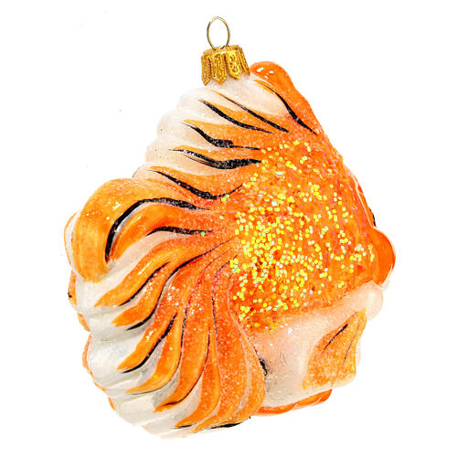 Red fish, Christmas tree decoration, blown glass 6
