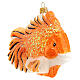 Red fish, Christmas tree decoration, blown glass s3