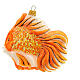 Red fish, Christmas tree decoration, blown glass s4
