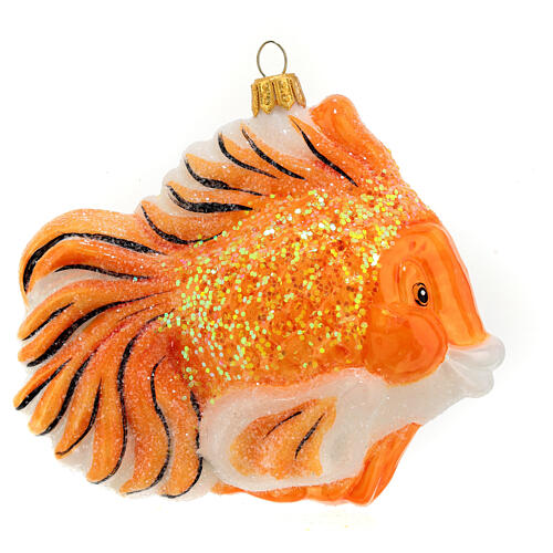 Goldfish Christmas tree ornament in blown glass | online sales on ...