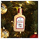 Wodka-Flasche, Weihnachtsbaumschmuck aus mundgeblasenem Glas s2
