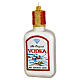 Bottiglia Vodka decorazioni albero Natale vetro soffiato s3