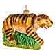 Saber-toothed tiger Christmas ornament glass blown s4