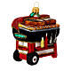 BBQ grill Christmas ornament blown glass s5