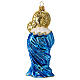 Virgin with Child, blown glass Christmas tree decoration s5