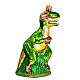 Tyrannosaurus Rex, Weihnachtsbaumschmuck aus mundgeblasenem Glas s3